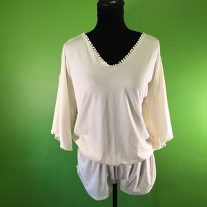 L Space cream Romper